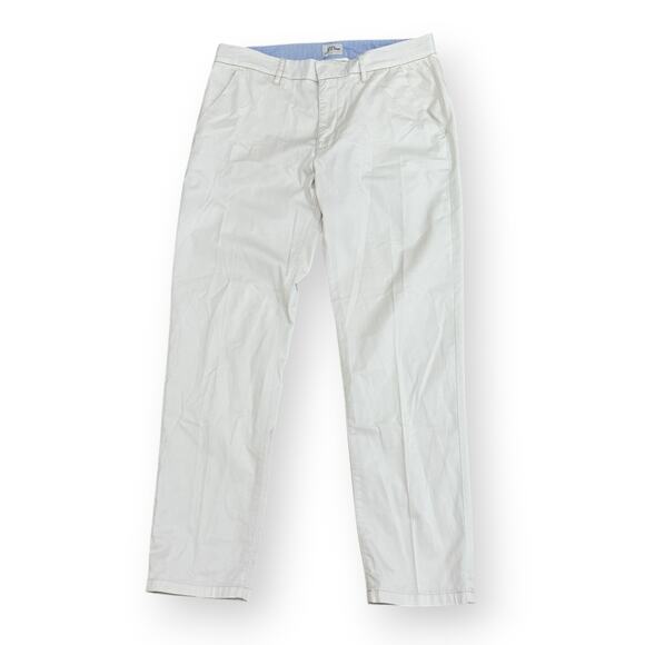 J. Crew Womens Slim Boyfriend Chino Ankle Length Pants Size 28 Beige - Picture 2 of 11